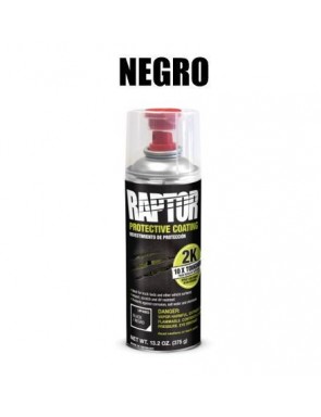 RAPTOR 2K Spray Negro 400 ml