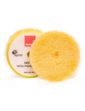 Boina de lana amarilla - corte medio Ø 130/145mm